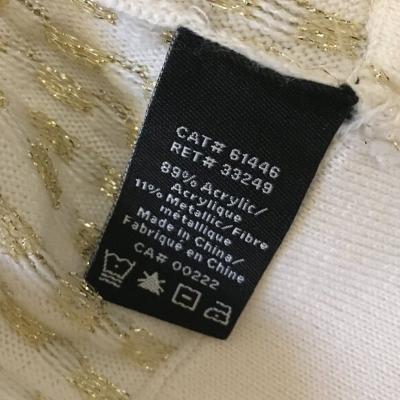 Jessica Cream and Gold 3/4 Sleeve Cardigan - Picture 5 of 10